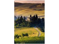 100 70CM OBRAZ PŁÓTNO GOSPODARSTWO TOSKANII PŁÓTNO RAMA