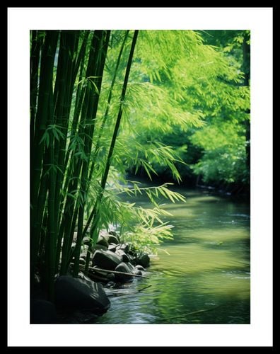 Plakat 30x40cm Spokój Bambusów na Arena.pl