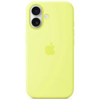 etui apple silicone case magsafe do      iphone 17 żółty