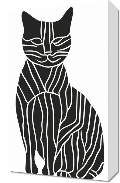 Obraz 30x50cm Zebra w Kocim Ciele zdjęcie 1