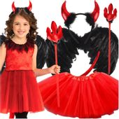 przebranie halloween dla dziewczynki diablica 5w1