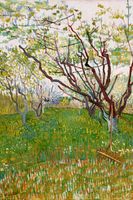 Plakat 20x30cm The Flowering Orchard, Van Gogh Vintage