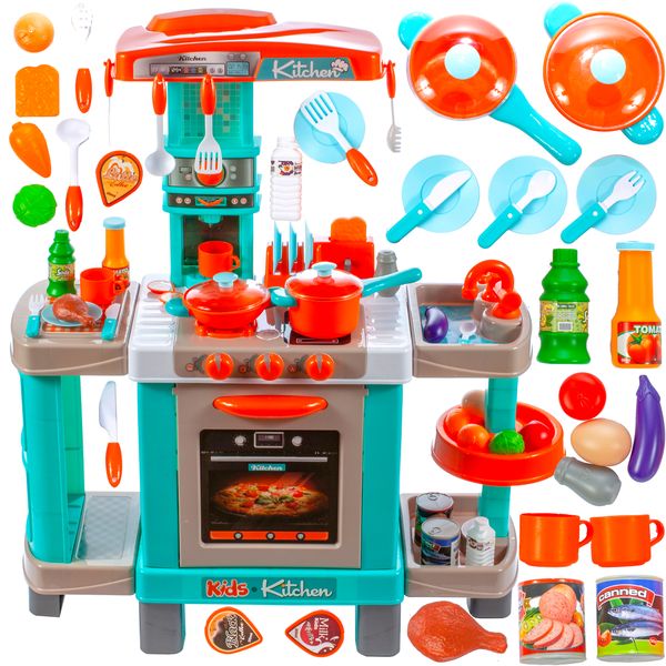 Kuchnia Dla Dzieci Indukcyjna Mały Kucharz Niebieska zdjęcie 1