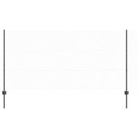 Ogrodzenie z słupkami Szary 1.2 x 50 m Stal