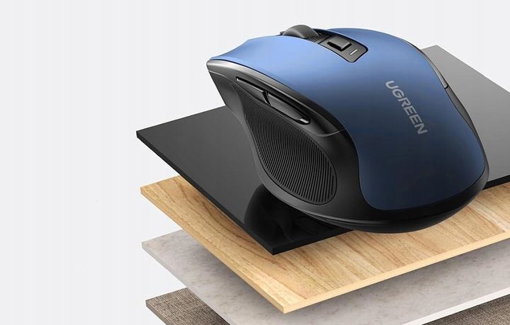 UGREEN ZESTAW BEZPRZEWODOWA MYSZKA KOMPUTEROWA 2.4GHZ Z BATERIE AA zdjęcie 3