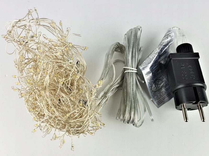 LAMPKI KURTYNA druciki mikro LED 8 FUNKCJI WEW/ZEW zdjęcie 3