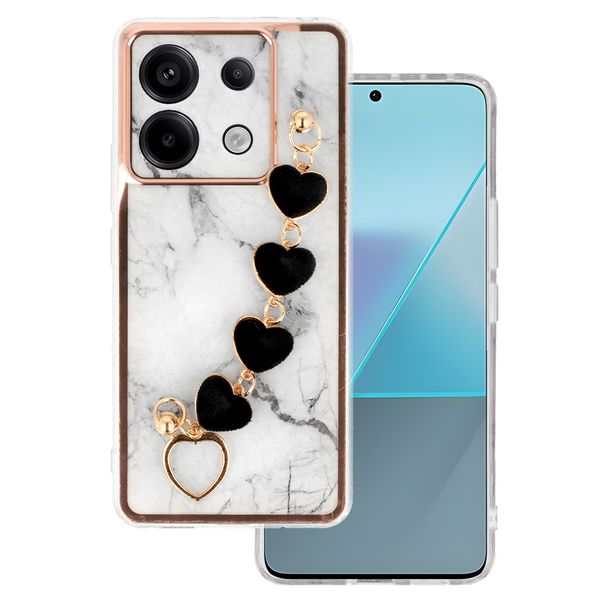 Trend Case do Xiaomi Redmi Note 13 5G wzór 6 biały zdjęcie 1