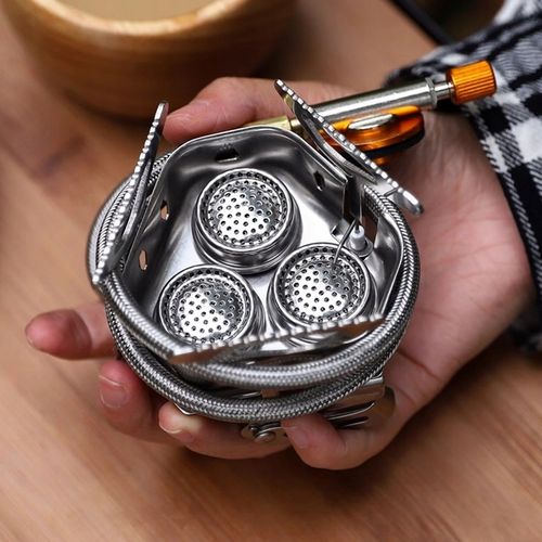 Doskonała MINI kuchenka turystyczna gazowa na kartusze z adapterem 5800W na Arena.pl