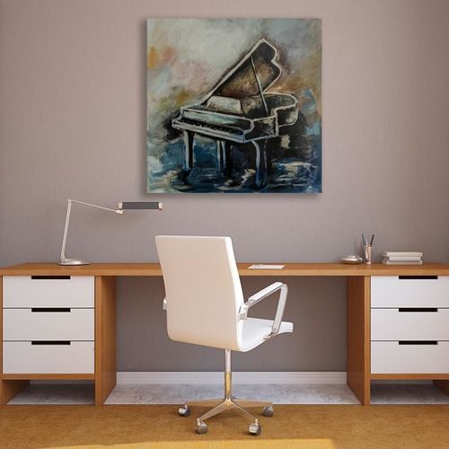 Obraz na płótnie - Canvas, Fortepian 80x80 na Arena.pl