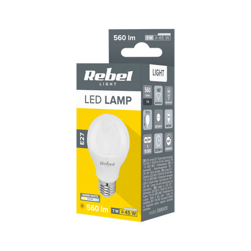 Lampa LED Vipow G45, 7W, E27 na Arena.pl