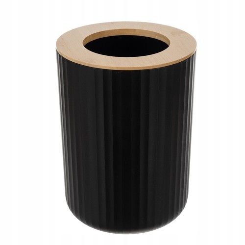 ZESTAW ŁAZIENKOWY 6 ELEMENTÓW CZARNY KOMPLET DO WC KOSZ DOZOWNIK SZCZOTKA na Arena.pl