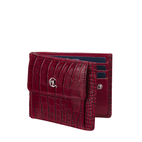 Mały portfel skórzany Canaletto z wzorem krokodylej skóry PD1055cs162 RFID na Arena.pl