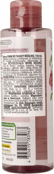 ALTERRA TONIK DO TWARZY RÓŻA BIO 150 ML zdjęcie 3