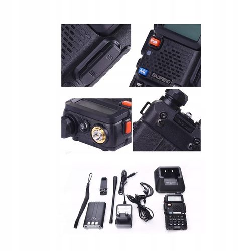 Baofeng UV-5R 5W Radio SKANER POLICJA PKP PSP OSP na Arena.pl