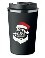 KUBEK TERMICZNY Premium czarny prezent świąteczny Mikołaj ŚWIĘTA KT_470_cz
