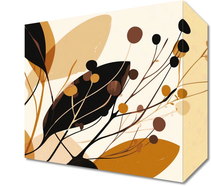 Obraz 20x20cm Jesienne Sylwety zdjęcie 1