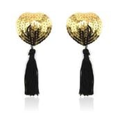 Heart Shine Nipples Tassels (Oro)