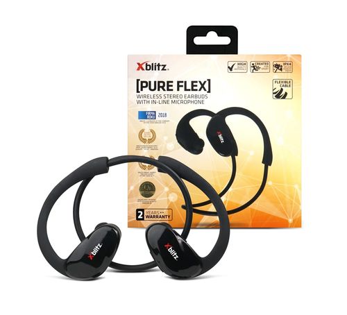 XBLITZ PURE FLEX SŁUCHAWKI BLUETOOTH Z MIKROFONEM na Arena.pl