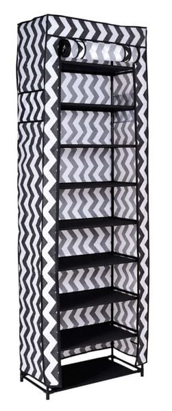 Szafka tekstylna na buty Lea - zebra zdjęcie 4
