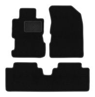 Dywaniki welurowe LUX Honda Civic VII 2001-2005 sedan czarne