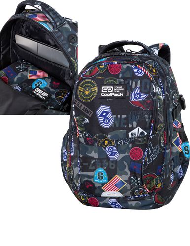 Coolpack-FACTOR-Plecak-MILITARY PATCHES na Arena.pl