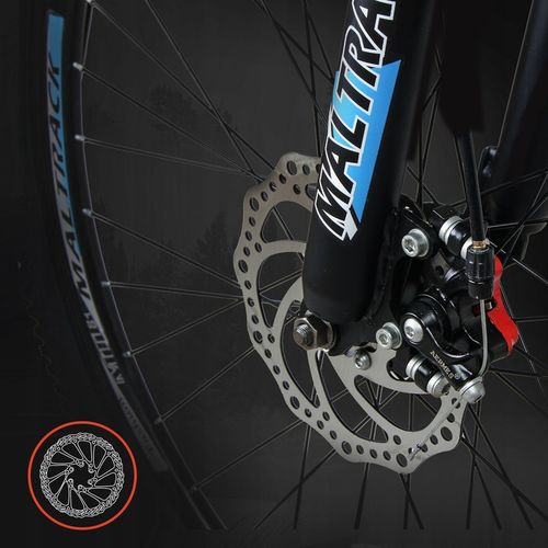 ROWER GÓRSKI MTB 26" SHIMANO 18 BIEGÓW HAMULCE TARCZOWE STALOWA RAMA 18,5" na Arena.pl