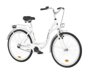 Rower miejski INDIANA Moena 26 cali damski Biały