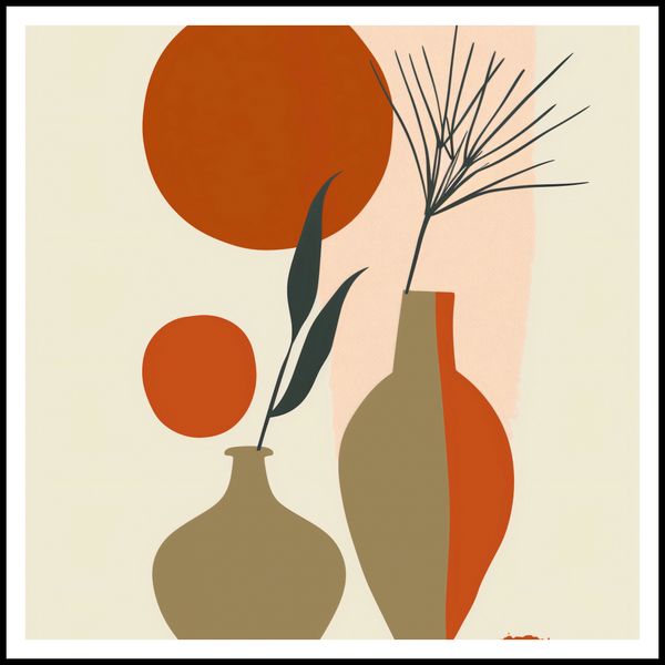 Plakat 100x100cm Wazy w Czerwieni zdjęcie 3
