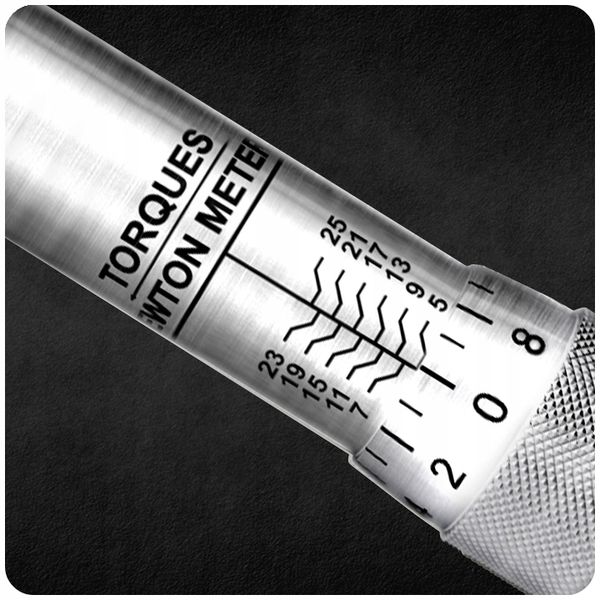 KLUCZ DYNAMOMETRYCZNY Z BLOKADĄ 1/4 5-25 Nm SILVER LERTZ POWER + zdjęcie 3