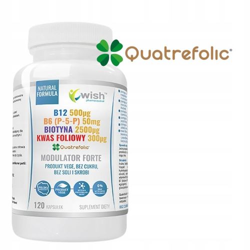 MODULATOR FORTE B12 B6 BIOTYNA KWAS FOLIOWY 120kap na Arena.pl