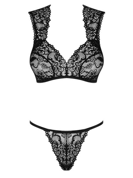 Komplet Biustonosz Stringi Obsessive Elisetta L/Xl zdjęcie 5