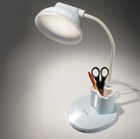 Lampka lampa biurkowa LED na biurko z organizerem regulacja TIROSS TS-2246