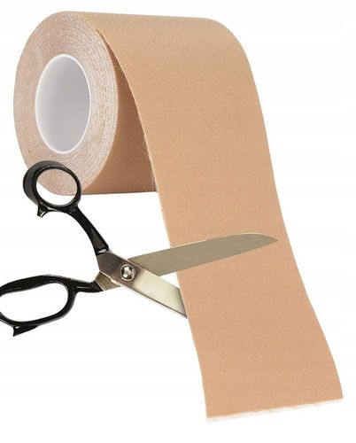 TAŚMA MODELUJĄCA UNOSZĄCA BIUST PUSH UP TAPE 5M DEKOLT ORYGINALNA BOOB BEŻ na Arena.pl