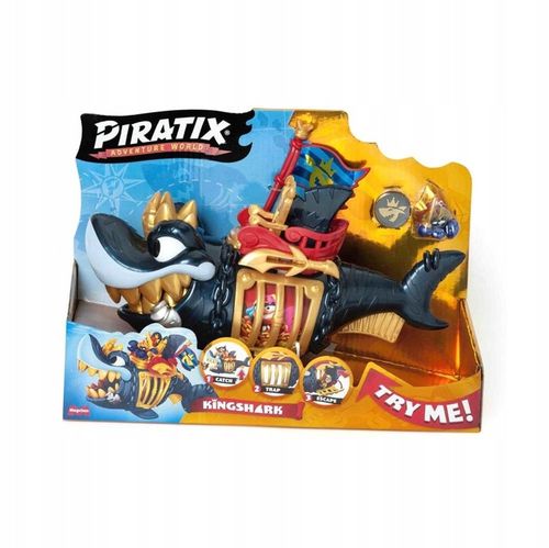 PIRATIX PLAYSET KING SHARK GOLDEN TEETH na Arena.pl