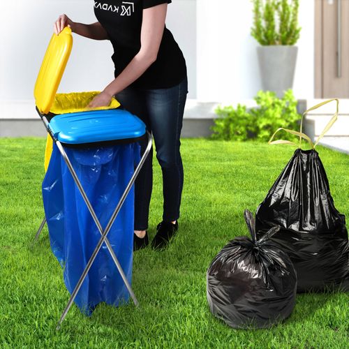 KADAX Stojak Na Worki Do Segregacji Śmieci 2x120L na Arena.pl