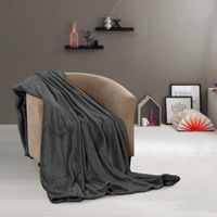 Koc Z Mikrofibry Henry 160X200 - Ciemnoszary