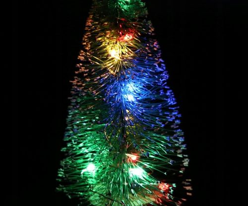25 CM Mała Choinka LED MULTIKOLOR Figurka Stroik na Arena.pl