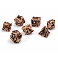 Miedziany Pełny Set | 3 cm | Metal | Kości | Necro Hands