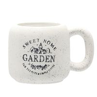 DONICZKA CERAMICZNA OSŁONKA NA KWIATY NOWOCZESNA BIAŁY KUBEK