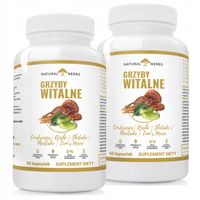 Maitake Lions Mane Shiitake Cordyceps Reishi 2x60k