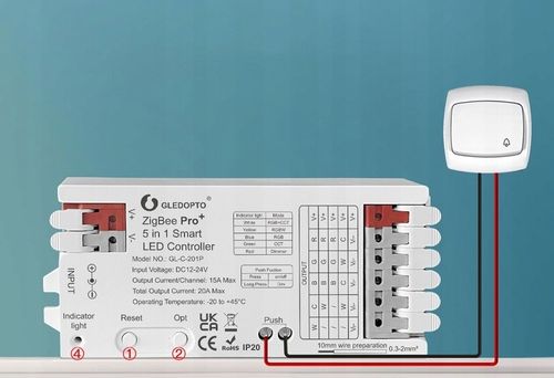 Kontroler do Taśm i Pasków LED 5 w 1 Zigbee 12V-24V DC HUE TUYA Conbee HA na Arena.pl