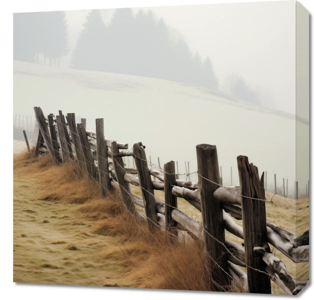 Obraz 60x60cm Spowity Mgłą zdjęcie 1