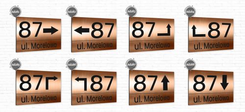 TABLICA ADRESOWA z numerem domu DIBOND 20x15 cm na Arena.pl