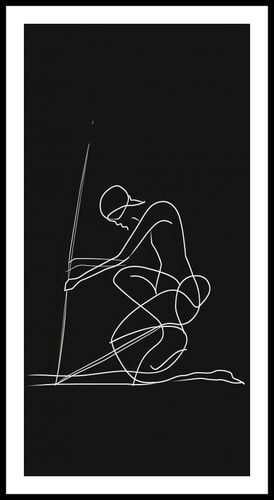 Plakat 50x100cm Linia na Arena.pl