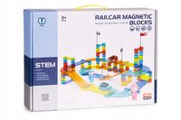Klocki magnetyczne Multistore HC726124 tor dla aut 154 elementy