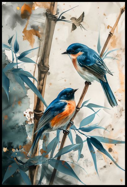 Plakat 61x90,5cm Trzy Ptaki zdjęcie 2