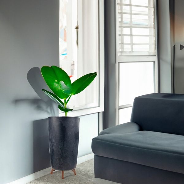 DONICA DONICZKA WYSOKA Z NÓŻKAMI BETON ANTRACYT zdjęcie 12