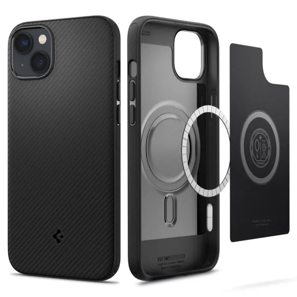 Etui Spigen Mag Armor na iPhone 14 Plus - czarny mat zdjęcie 1
