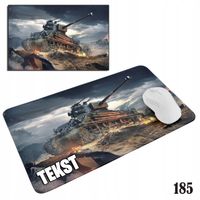 PODKŁADKA POD MYSZKĘ MYSZ WZORY DO WYBORU - WOJSKO CZOŁG TANK 29x36cm