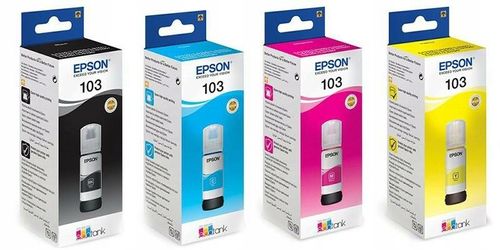 Tusz EPSON 103 EcoTank Multipack 4 kolory (4x65 ml) na Arena.pl